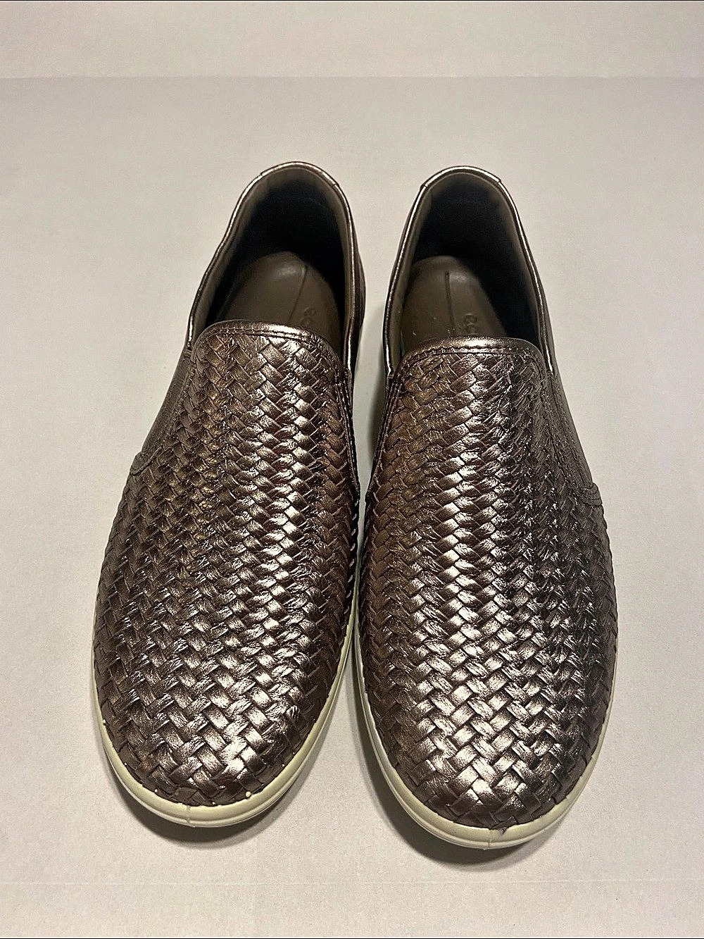ECCO Soft 7 Woven Slip-On Sneaker Woven Slip-On Sneakers Brown EU 39